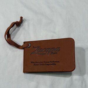 NWT | Brown Leather Luggage Bag